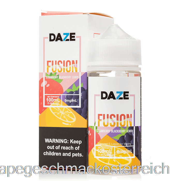 Erdbeere, Brombeere, Zitrone – 7 Daze Fusion – 100 Ml, 6 Mg Vape-Geschmack